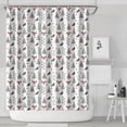 thumbnail image 1 of Christmas Forest Pattern Shower Curtain 84"x72" ,Bathroom Decorative Shower Curtains Set with 12 Hooks,Modern Waterproof Washable Shower Curtain, 1 of 6