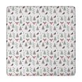 thumbnail image 1 of Christmas Forest Pattern Square Fitted Tablecloth with Elastic Edge,Square Table Cover,Washable Elastic Table Cover for Home Kitchen Party Decor 34"x34", 1 of 6