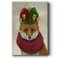 thumbnail image 1 of Christmas Foxy Christmas Fool- Gallery Wrapped Canvas, 1 of 9