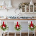 thumbnail image 1 of Christmas French Pine Wreath with Bow, 10 Inches，1pcs, 1 of 5