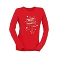 thumbnail image 1 of Christmas Frogtown Hollow Waterville Sign Women's Long Sleeve, 1 of 3