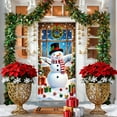 thumbnail image 1 of ‌Christmas Front Door Cover Christmas Tree Door Cover Holiday Decoration,70.87in x 35.43in,Farmhouse Style,Waterproof,for Outdoor Porch,Home office,Party,Xmas Decor‌, 1 of 4