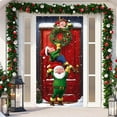thumbnail image 1 of Christmas Front Door Cover Elastic, 35.43 * 78.74''Christmas Door Cover Cloth with Elastic, 2025 New Christmas Front Door Decorations, Elastic Fabric Door Cover Christmas for Festive Party Home Decor, 1 of 4
