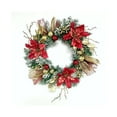 thumbnail image 1 of Christmas Front Door Wreath – 18" Artificial Holiday Decoration with Red Berries & Pine Cones, for Wall, Window, Indoor Outdoor Holiday Home Party Décor, 1 of 5