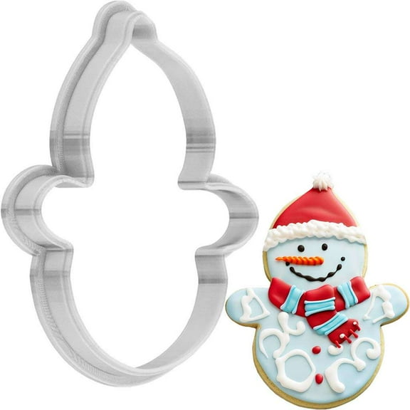 Christmas Frosty Cookie Cutter 4 Inch Made in USA by WONDERTORY
