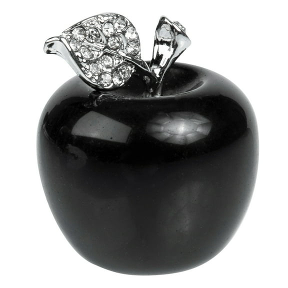 Ifundom Black Crystal Figurine Decorative Home Holiday 1 Pack