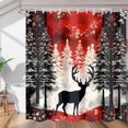 thumbnail image 1 of The Christmas Fun Design Shower Curtain for Bathroom Shower Curtain Set with 12 Hooks Waterproof Fabric Bath Curtain for Bathtub Restroom Decor, 72 X 72 in, 1 of 6
