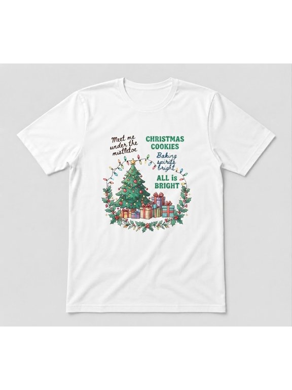 Christmas Fun Holiday Vibes Summer Lover Graphic Gift White T-shirt
