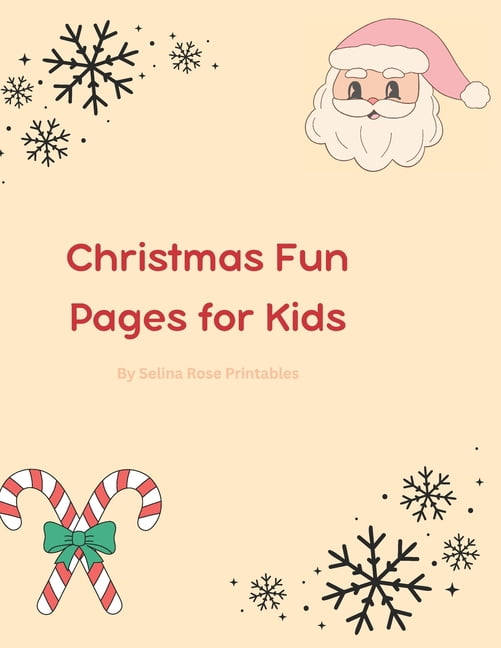 Christmas Fun Pages for Kids, (Paperback)