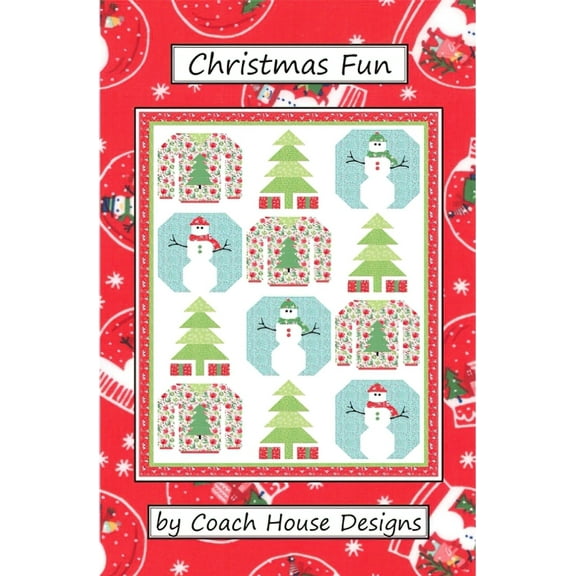 Christmas Fun Quilt Pattern by Barbara Cherniwchan - Coach House Designs