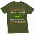 thumbnail image 1 of Christmas Funny Popular Culture T-Shirt Movie Inspired Xmas Classic Mens Womens T-Shirt (4X-Large Military Green), 1 of 6