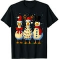 thumbnail image 1 of Christmas: Funny Santa Goose Merry Goose Xmas Mens T-Shirt, 1 of 7