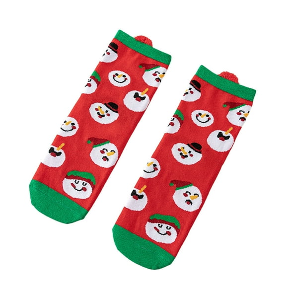 Christmas Funny Socks for Women Men, Merry Christmas Floor Socks Unisex Crew Cotton Socks, Holiday Couple Matching Xmas Socks, Winter Dress Socks for Adult