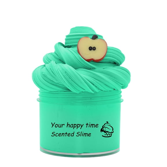 Christmas Furry Butter Cloud Slime 70ml, Stretchy Non-Settling Toy – DIY Noodle Tools, Sensory Craft, Holiday Gift for Kids & Adults