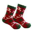 thumbnail image 1 of Segolike Christmas Fuzzy Socks Cosy Socks Thick Slipper Socks Fun Sleeping Socks Holiday Xmas Socks for Bed Floor Festive Party Indoor Elk, 1 of 8