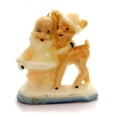 thumbnail image 1 of Christmas Gurley Sant & Reindeer Candle Wax Holday Ta226, 1 of 2