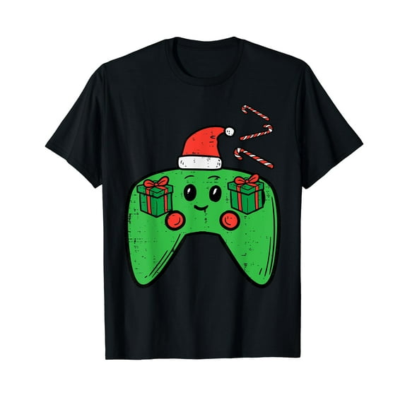 Christmas Gamer Controller Xmas Gaming Men Boys Kids Youth T-Shirt