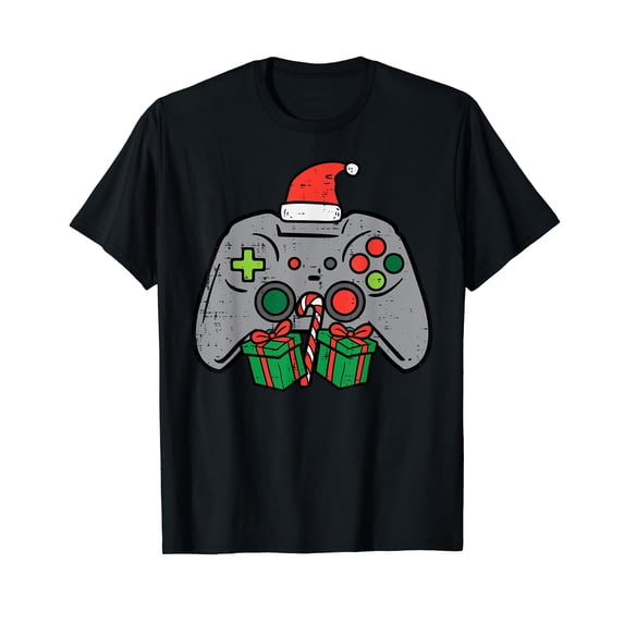 Christmas Gaming Controller Xmas Gamer Men Boys Kids Youth T-Shirt
