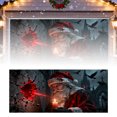 thumbnail image 1 of Christmas Garage Door Banner 16x7ft Large, Outdoor Holiday Decor with Grommets for 2 Car Garage, Fence, Porch and Church Events, 1 of 5