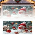 thumbnail image 1 of Christmas Garage Door Banner 16x7ft Large, Outdoor Holiday Decor with Grommets for 2 Car Garage, Fence, Porch and Church Events, 1 of 5