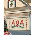 thumbnail image 1 of Christmas Garage Door Banner Cover 6 x 13 ft, Christmas Cute Gnome Big Snowflake Retro Background Christmas Garage Door Decorations Holiday Christmas Backdrop Decor for Winter New Year Xmas Party, 1 of 6