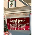 thumbnail image 1 of Christmas Garage Door Banner Cover 6 x 13 ft, Christmas Elk Snowflake Red Christmas Garage Door Decorations Holiday Christmas Backdrop Decor for Winter New Year Xmas Party, 1 of 6