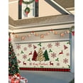 thumbnail image 1 of Christmas Garage Door Banner Cover 6 x 13 ft, Christmas Leopard Tree Elk Snowflake Red Buffalo Plaid Christmas Garage Door Decorations Holiday Christmas Backdrop Decor for Winter New Year Xmas Party, 1 of 6