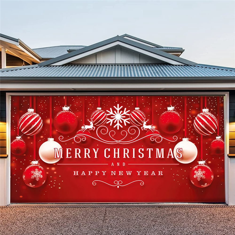 Christmas Garage Door Banner Large 2022 Merry Christmas Garage Banner