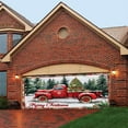 Christmas Garage Door Banner Large Hanging Door Cover Christmas Garage