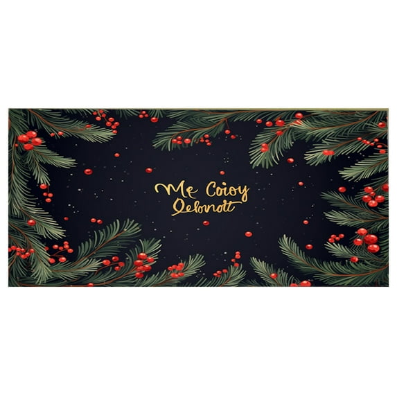 Christmas Garage Door Banners Extra Large Outdoor Holiday Party Decoration Fabric Festive Hanging Backcloth For Front Porch And Yard