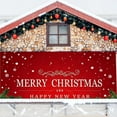 thumbnail image 1 of Christmas Garage Door Cover Banner 83 x 204Inch Christmas Garage Door Decorations Santa Claus Snowman Elk Holiday Decorations for Xmas Winter Party Yard, Porch, Patio Thanksgiving Decoration, 1 of 6