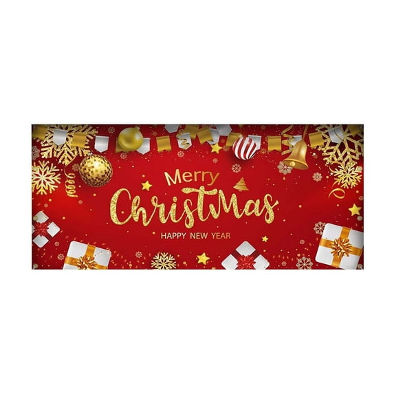 Christmas Garage Door Cover Christmas Garage Door Banner Outdoor Christmas Garage Door Mural Winter New Year Xmas Eve Family Party Decoration Supplies