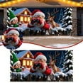 thumbnail image 1 of Christmas Garage Door Cover Decorations Large Garage Cover Holiday Decorative Door Banner Santa Claus Backdrop for Xmas Indoor Outdoor Decor(7 x 16 ft), 1 of 7