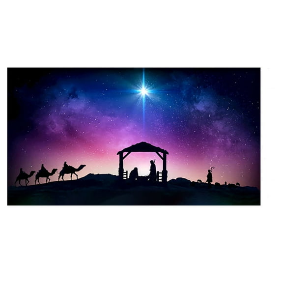 Christmas Garage Door Decoration, Christmas Garage Door Cover Large Merry Christmas Garage Door Mural Hanging Christmas Banner for Outdoor Holiday Party Style