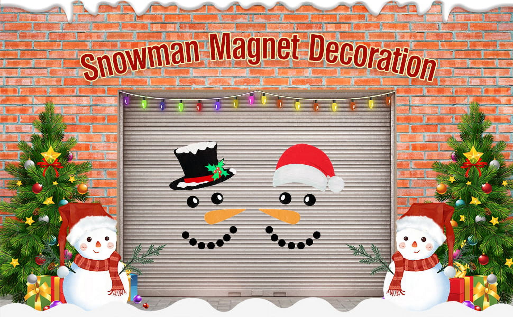 Christmas Garage Door Decorations 22 PCS Xmas Reflective