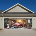 thumbnail image 1 of Christmas Garage Door Decorations, 480x210CM Santa Claus Shop Garage Door Cover Backdrop Banner, Large Merry Christmas Banner for Indoor Outdoor Christmas Decorations, 1 of 3