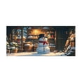 thumbnail image 1 of Christmas Garage Door Decorative Cover Winter Snowman Garage Door Cover Christmas Garage Door Background Decorative For Holiday Party Background Supply, 1 of 4