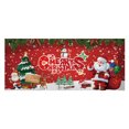 THENEWS Christmas Garage Door Tapestry Wall Decorative Fabric For