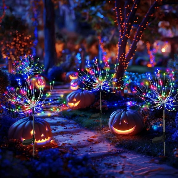 Christmas Garden Decor Solar Outdoor Lights, 480LED Lights, 8 flashing modes, outdoor fairy lights DIY Fun for Your Festivals, Outdoor Garden, Yard, Flower Pot, Patio, Pathway solar firework light