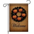 thumbnail image 1 of Christmas Garden Flag 12x18 Inch Double Sided Holiday Wreath Welcome Yard Banner Outdoor Winter Decoration for Porch Lawn Mailbox, 1 of 6