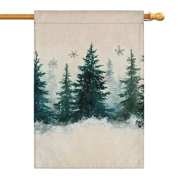 Christmas Garden Flag - Double Sided 28x40 Inch, Holiday Seasonal Outdoor Decor for Yard, Lawn, House - Family, Friends, Christmas, Anniversary.