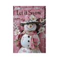 thumbnail image 1 of Christmas Garden Flag Double Sided Printed Festive Yard Banner Linen Outdoor Holiday Decoration for Patio, 1 of 6