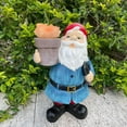 thumbnail image 1 of Christmas Garden Gnome Statue with Solar LED Lights | Festive Outdoor Decor, 1 of 7