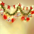 thumbnail image 1 of Christmas Garland 6.56FT Christmas Flag Decorations Glowing Ribbon Decorations Christmas Tree Ornaments And Decorative Decorations Extra Long Stairway Christmas Garland, 1 of 6