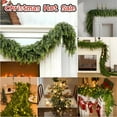 thumbnail image 1 of Christmas Garland Decoration! 5.9ft Christmas Norfolk Garland Single Fork Norfolk Natural Garland Artificial Garland For Christmas Table Fireplace Wall Home Decoration Indoor Outdoor Decor, 1 of 6