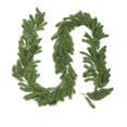 thumbnail image 1 of Christmas Garland - Faux Needles Garlands for Christmas Decoration, Light Weight Artificial Christmas Garlands for Mantle Stair Railing Fireplace Holiday Party Christmas Decorations, 1 of 5