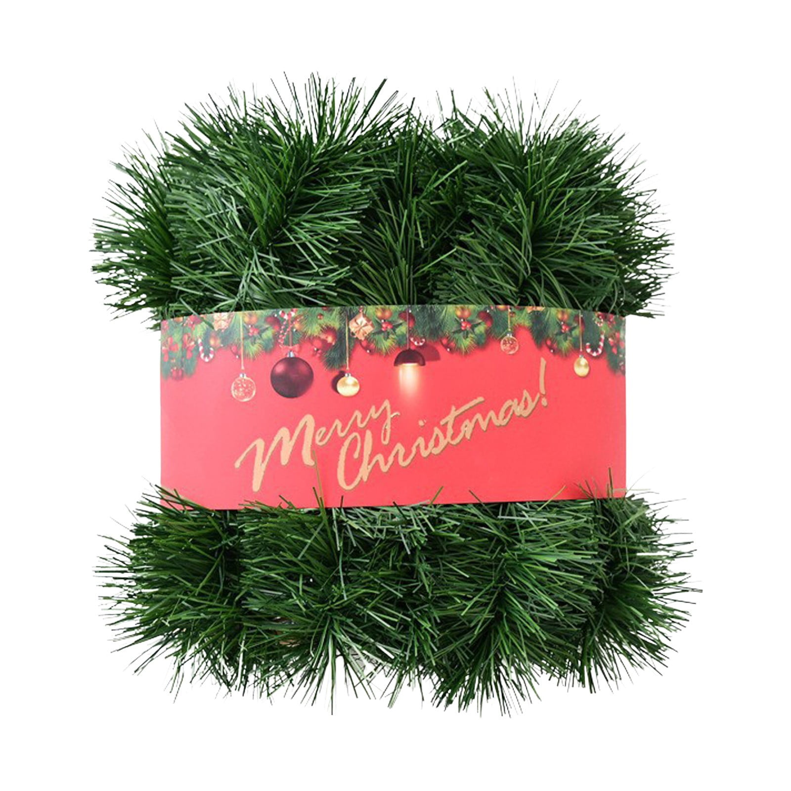 Christmas Garland Furry Strips Festive Home & Hotel Hanging Ornament