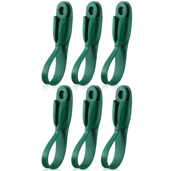 Christmas Garland Hangers for Mantle, Reusable Silicone Decoration Straps, Festive Hook Clips, 6 Pack Stretchable Silicone Material, for Stair Railing Door Frame Decorating