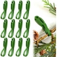 thumbnail image 1 of Christmas Garland Hangers, Reusable Stretch Ties for Wreaths, Fireplace Mantle Decor, Green Silicone Material, Easy Installation and Removal,Vsgery, 1 of 9