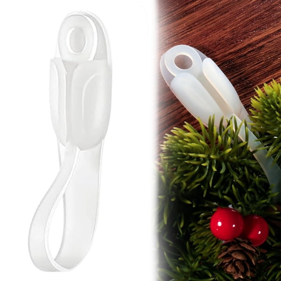 Christmas Garland Hangers for Mantle Wreath Silicone Adhesive Stocking Holder Door Frame Fireplace Stairways Holiday Decor
